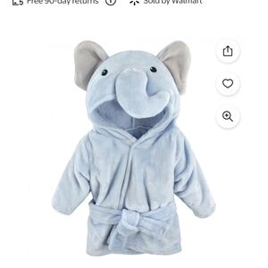 Elephant-Themed Kids Pajamas - Blue